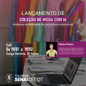 Lançamento de Coleção de Moda com IA