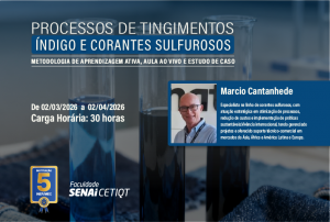 Processos de tingimentos do índigo/ corantes sulfurosos (contínuo e esgotamento)